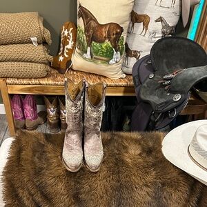 Embroidered -CORRAL - Western Cowgirl Boots size 2T